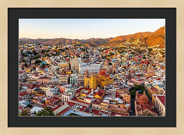 Guanajuato Cityscape At Dusk
