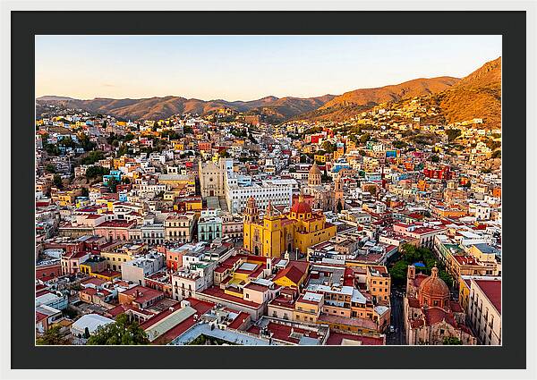 Guanajuato Cityscape At Dusk