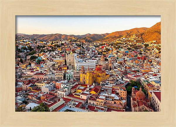 Guanajuato Cityscape At Dusk