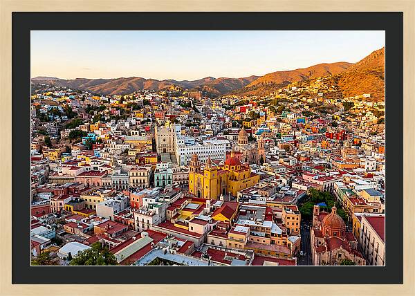 Guanajuato Cityscape At Dusk