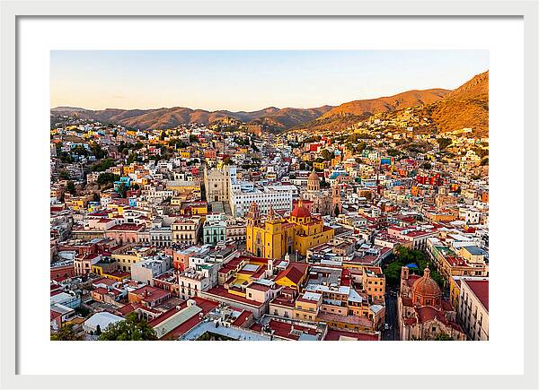 Guanajuato Cityscape At Dusk