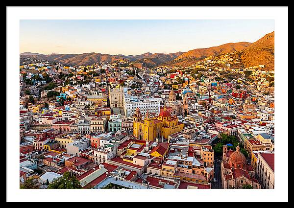 Guanajuato Cityscape At Dusk