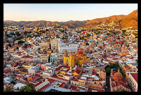 Guanajuato Cityscape At Dusk