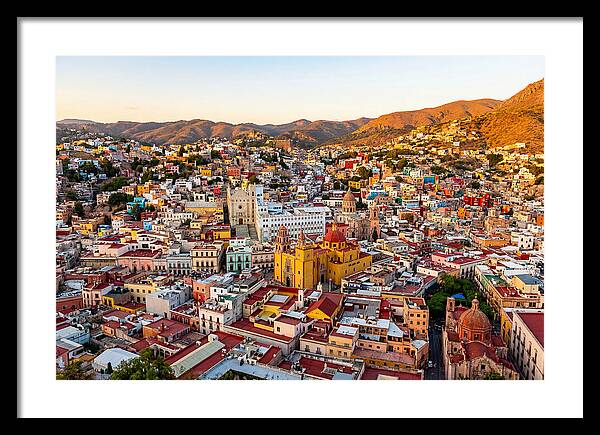 Guanajuato Cityscape At Dusk