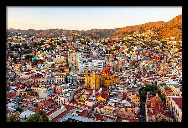 Guanajuato Cityscape At Dusk