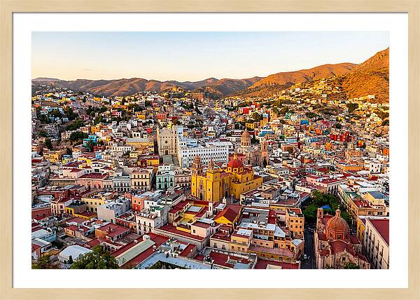 Guanajuato Cityscape At Dusk