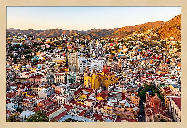 Guanajuato Cityscape At Dusk