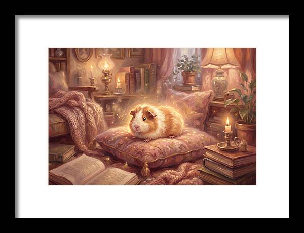 Guinea Pig In Cozy Setting