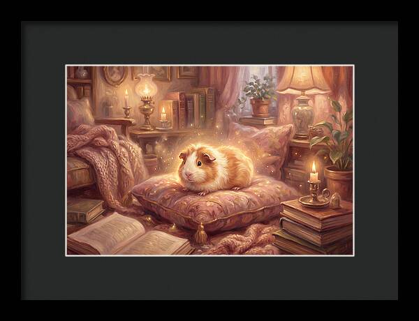 Guinea Pig In Cozy Setting