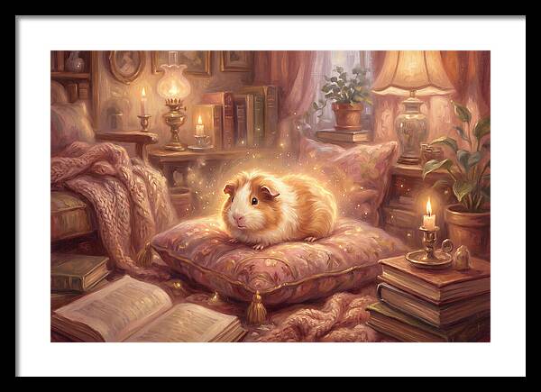 Guinea Pig In Cozy Setting