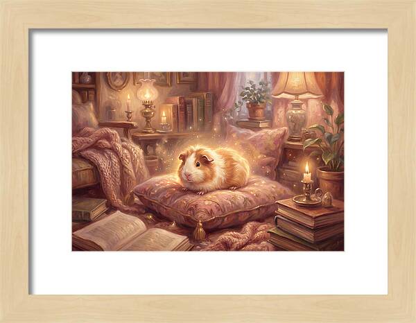 Guinea Pig In Cozy Setting