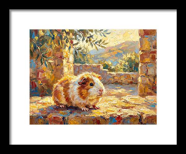 Guinea Pig In Mediterranean Light