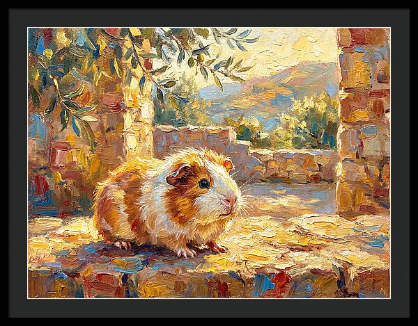 Guinea Pig In Mediterranean Light