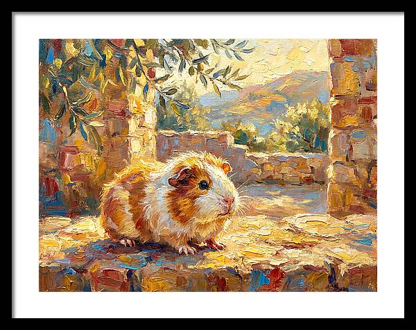 Guinea Pig In Mediterranean Light