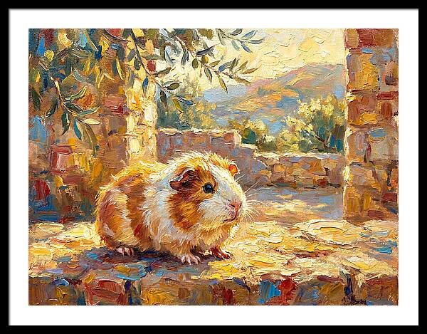Guinea Pig In Mediterranean Light