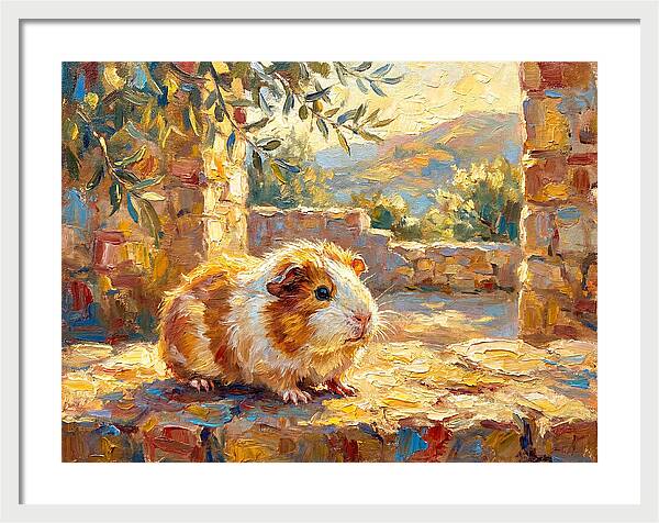 Guinea Pig In Mediterranean Light