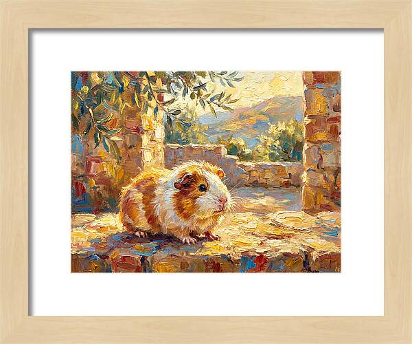Guinea Pig In Mediterranean Light