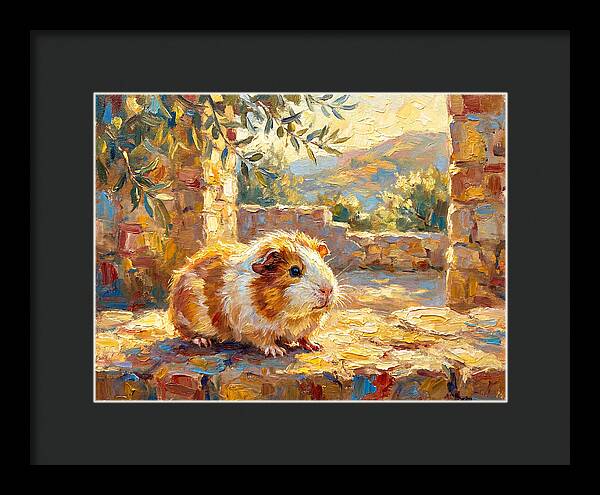 Guinea Pig In Mediterranean Light