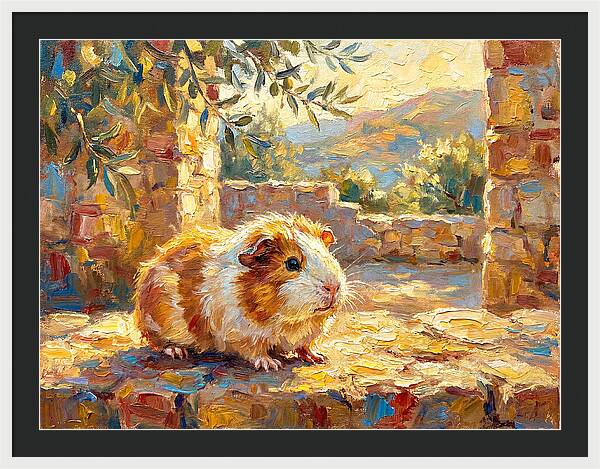 Guinea Pig In Mediterranean Light