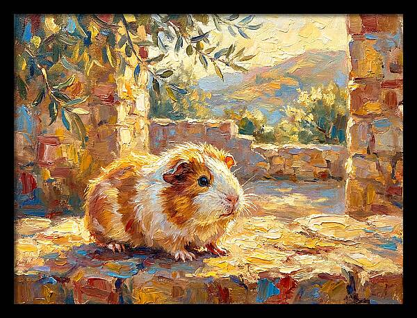Guinea Pig In Mediterranean Light