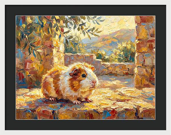Guinea Pig In Mediterranean Light