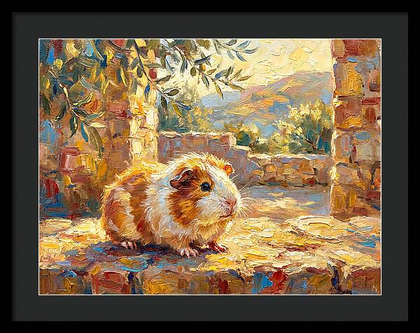 Guinea Pig In Mediterranean Light