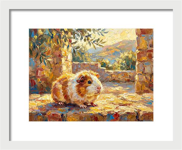 Guinea Pig In Mediterranean Light