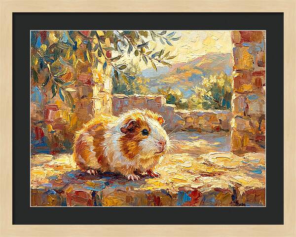 Guinea Pig In Mediterranean Light
