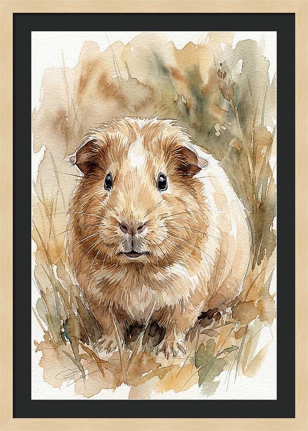 Guinea Pig In Nature