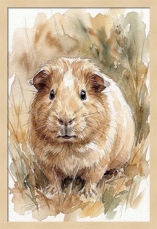 Guinea Pig In Nature
