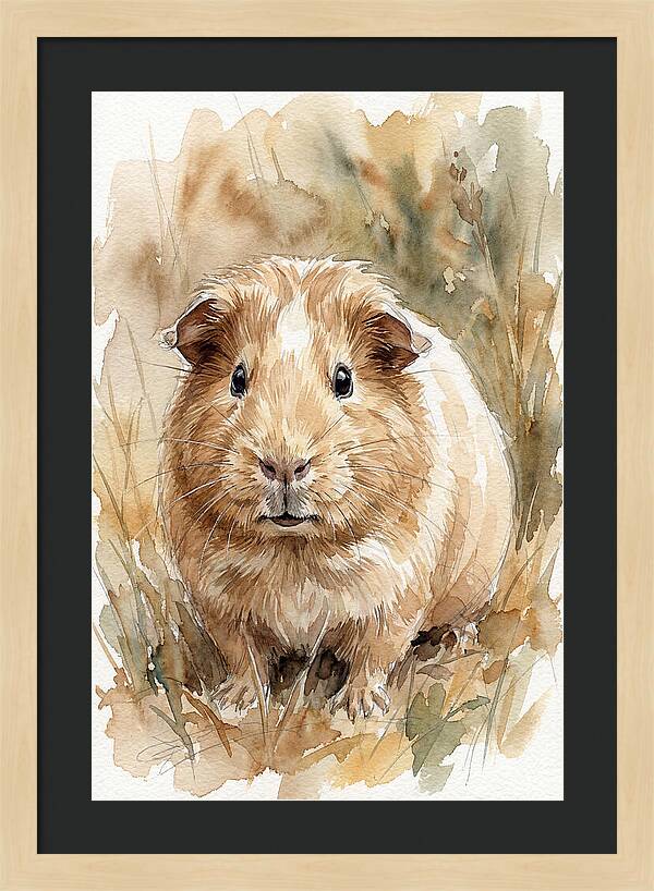 Guinea Pig In Nature