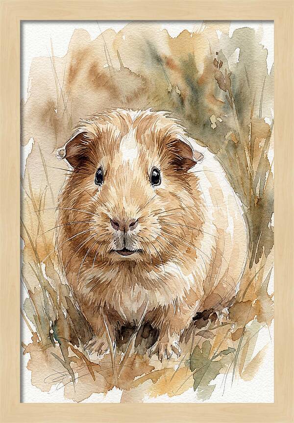 Guinea Pig In Nature
