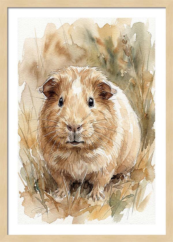 Guinea Pig In Nature