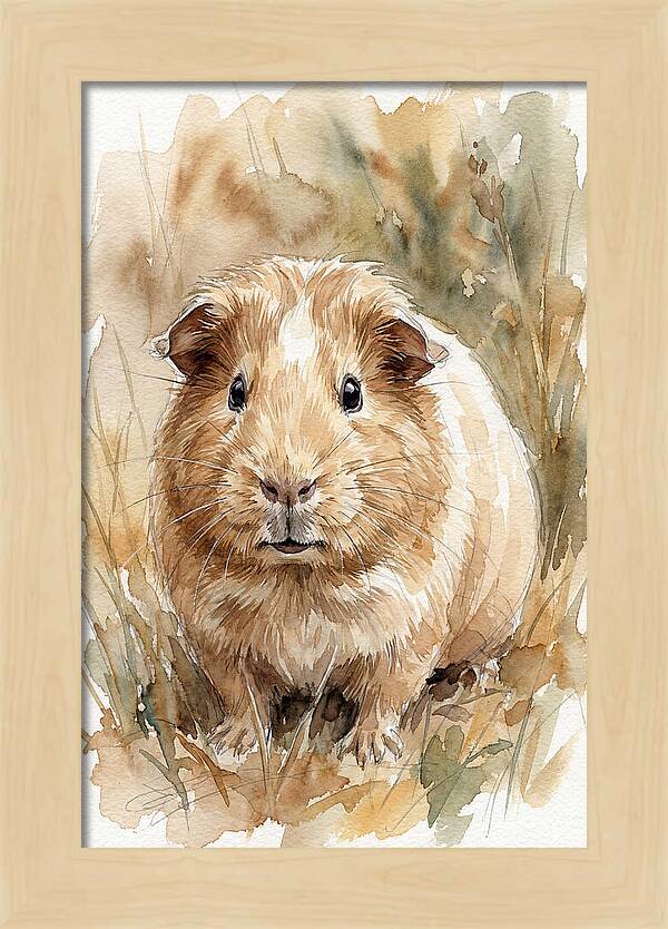 Guinea Pig In Nature