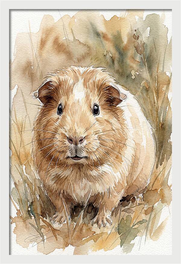 Guinea Pig In Nature