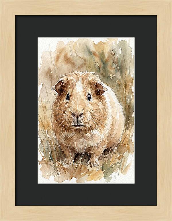 Guinea Pig In Nature