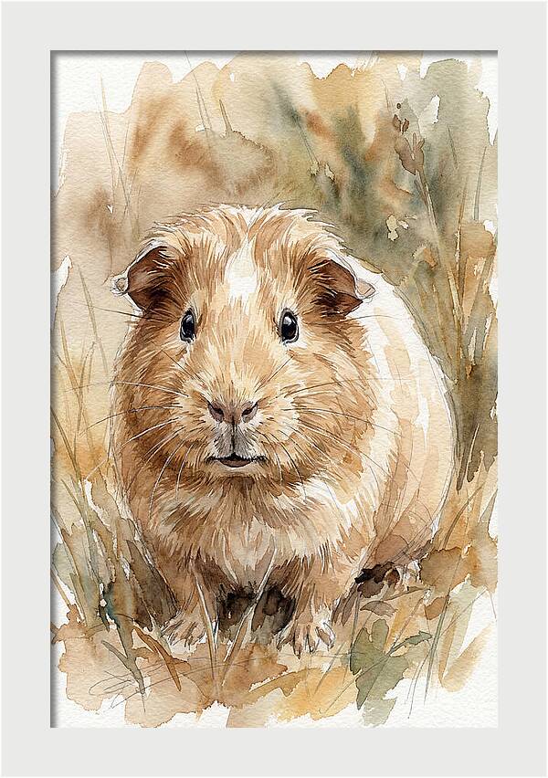 Guinea Pig In Nature