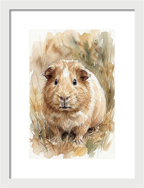 Guinea Pig In Nature