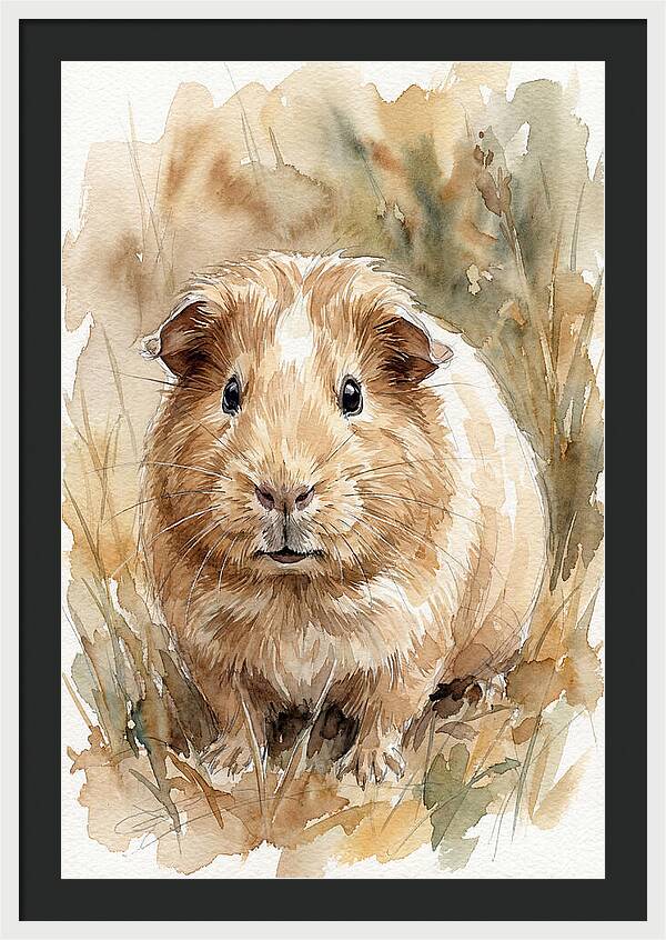 Guinea Pig In Nature