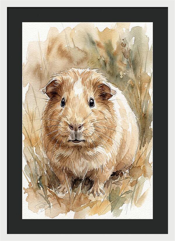 Guinea Pig In Nature