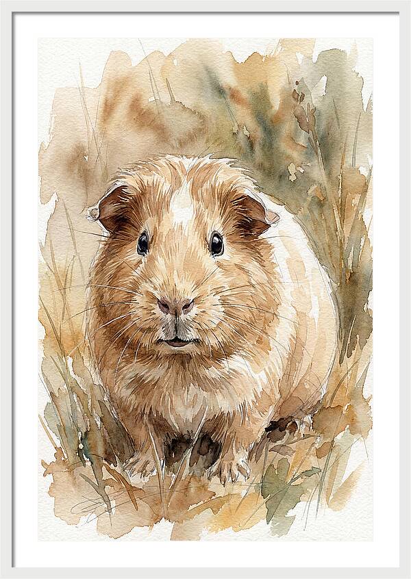 Guinea Pig In Nature