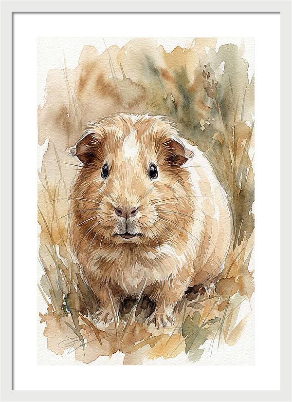 Guinea Pig In Nature