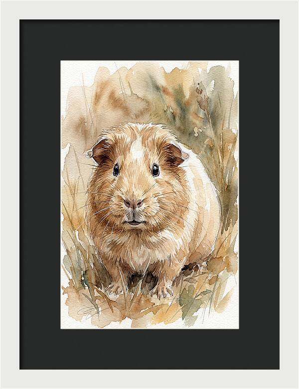 Guinea Pig In Nature