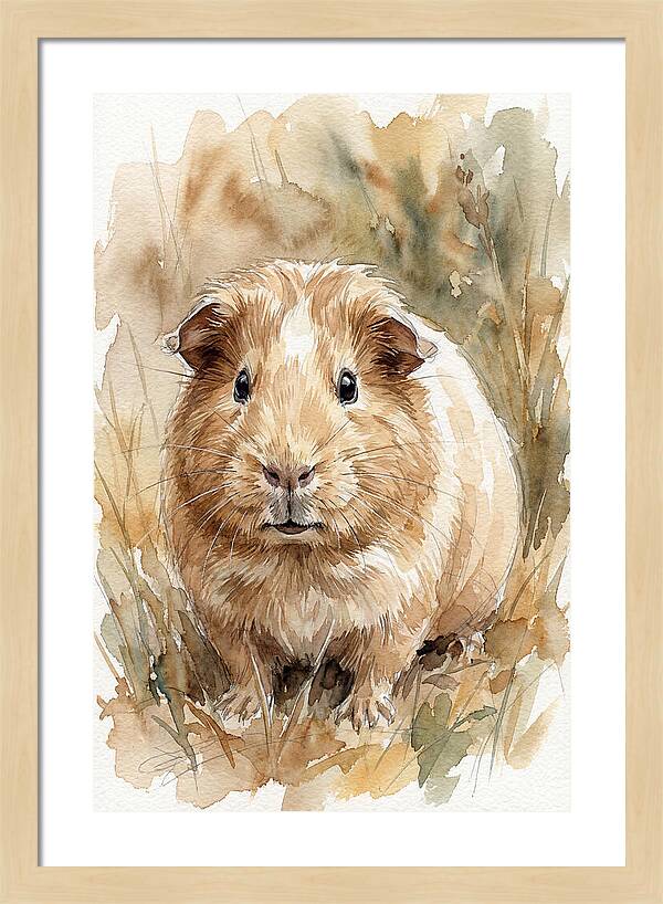 Guinea Pig In Nature