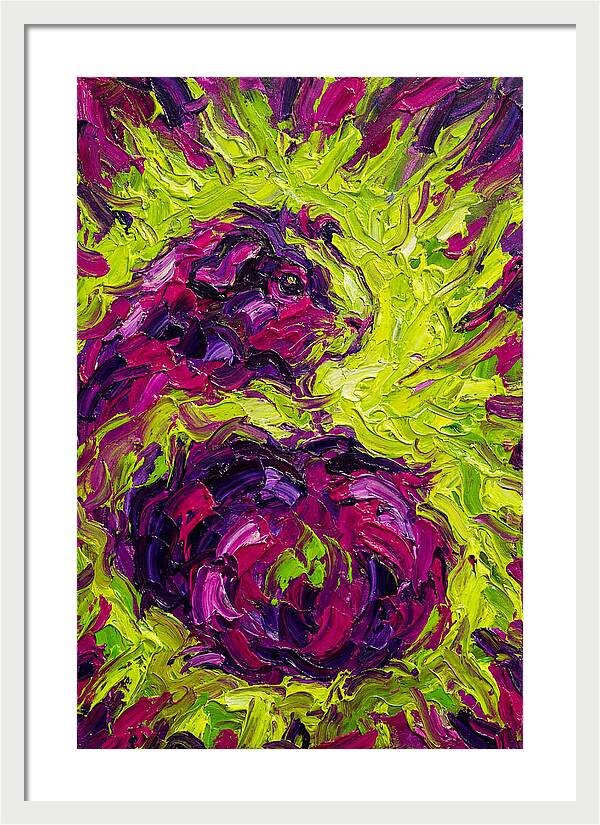 Guinea Pig In Vibrant Colors