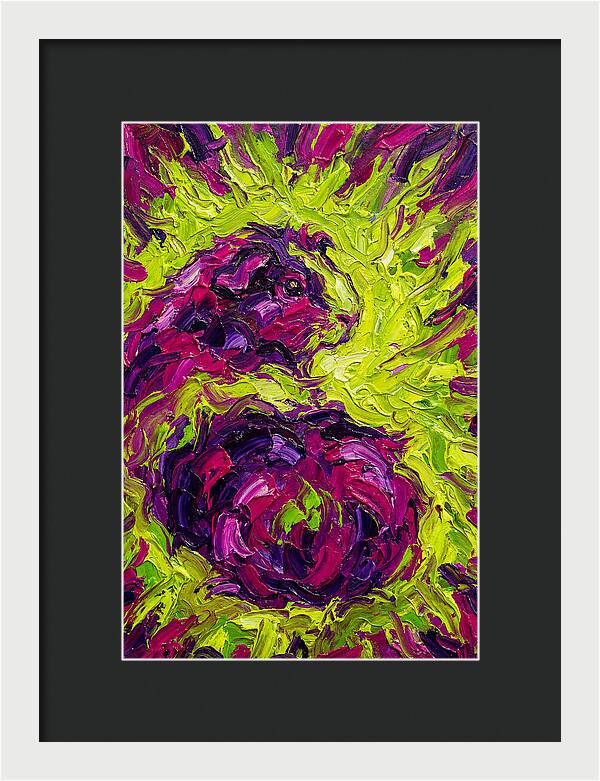 Guinea Pig In Vibrant Colors