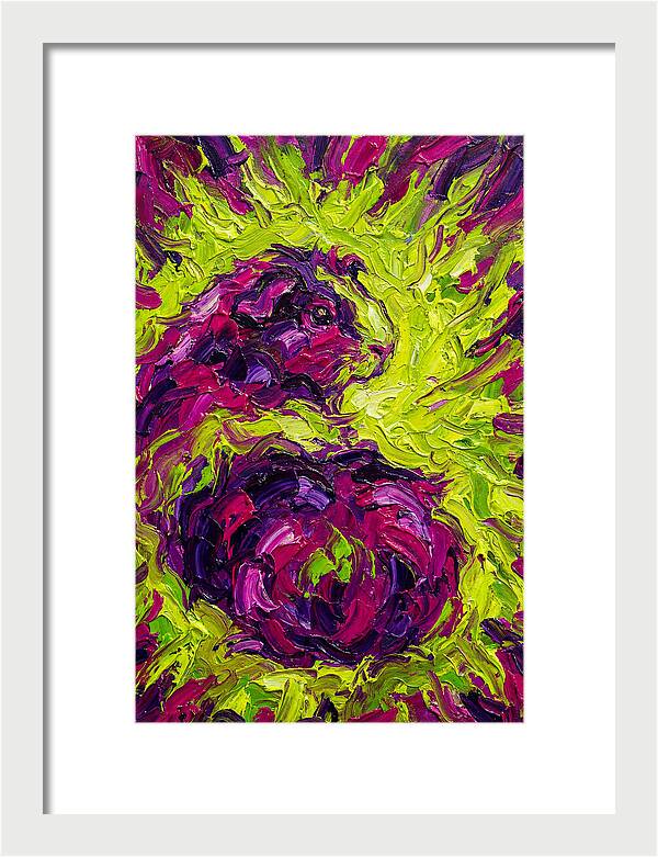Guinea Pig In Vibrant Colors