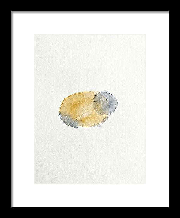 Guinea Pig Watercolor Illustration