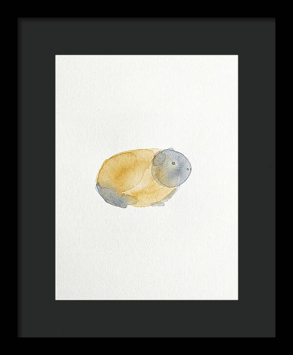 Guinea Pig Watercolor Illustration