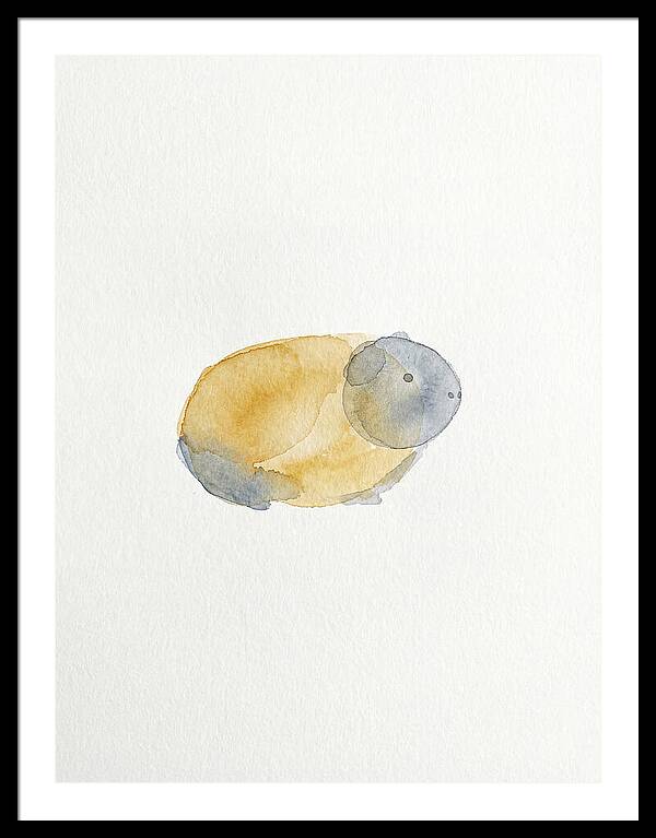 Guinea Pig Watercolor Illustration